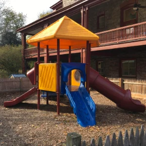 Children's playground after gum removal services