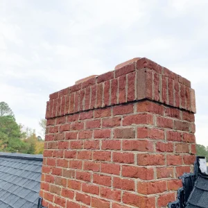Residential chimney after Softwash Platoon's chimney cleaning services