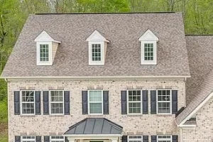 Image of a residential roof after SoftWash Platoon's soft washing services